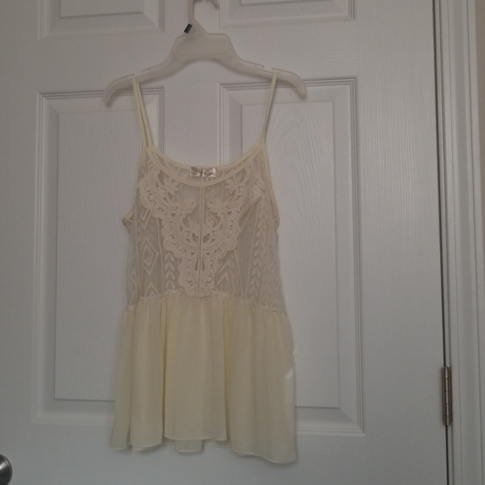 Off white lace blouse